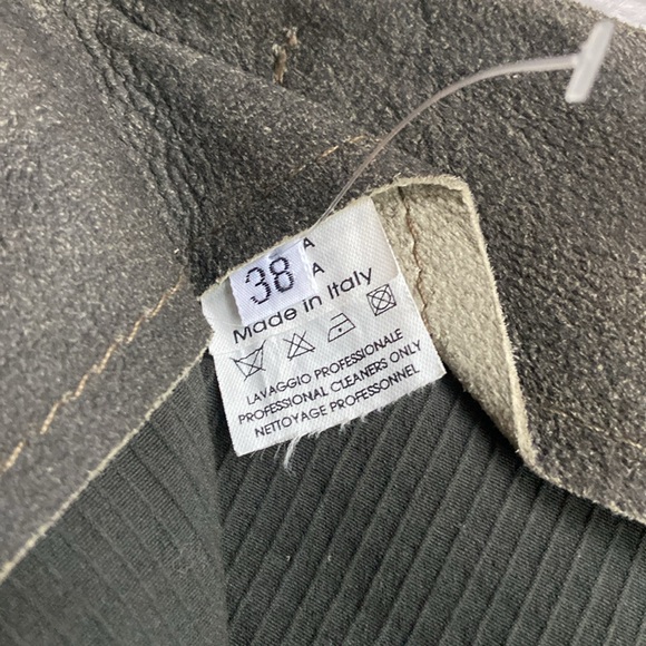 Haute - Rare Genuine Italian leather skirt 2/4 - Picture 5 of 16